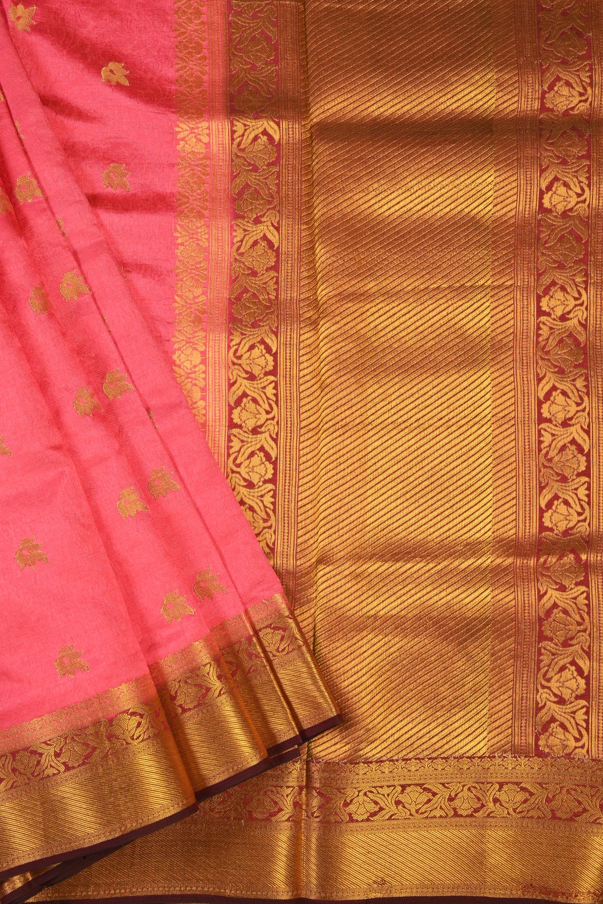 Palam Silks | Best Tussar Sarees | Pink Tussar Saree