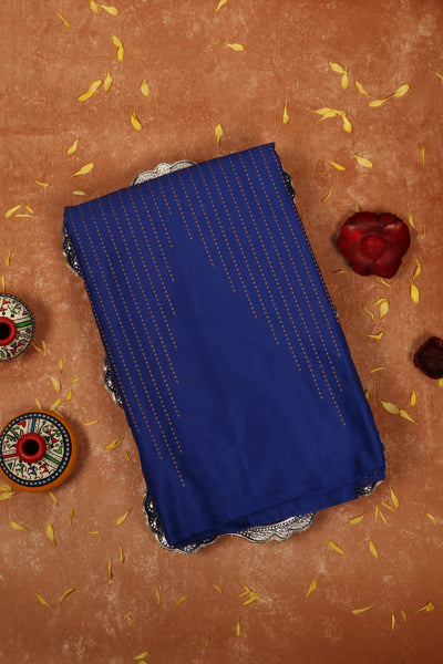 1246929-PALAM-SILKS-SHOP-ONLINE-Midnight Blue Semi Silk Saree