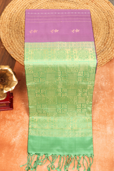 Lavendar Softsilk Saree