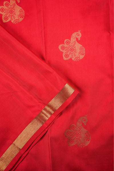 Red Kanchipuram Silk Saree