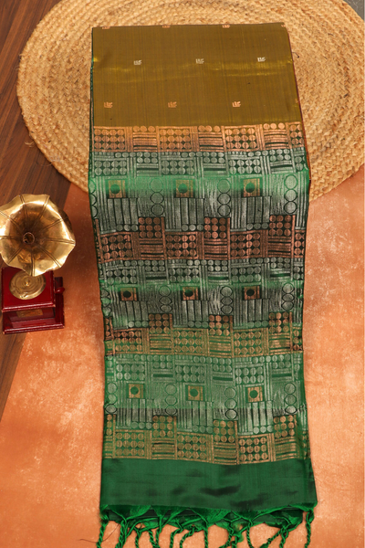 Pista Green Softsilk Saree