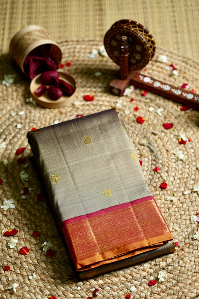 1247355-PALAM-SILKS-SHOP-ONLINE-Grey Kanchipuram Silk Saree