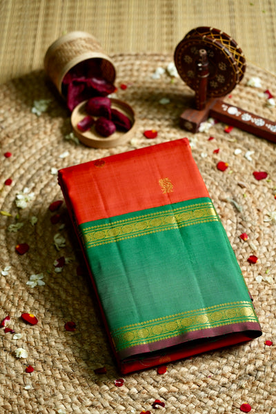 1247367-PALAM-SILKS-SHOP-ONLINE-Red Kanchipuram Silk Saree