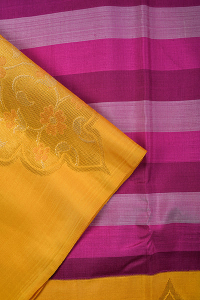 Purple Kanchipuram Silk Saree