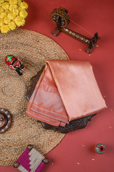 Brown Kanchipuram Silk Saree