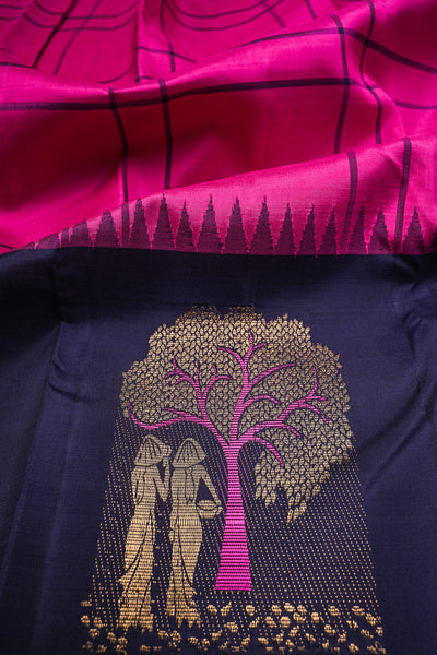 1236148-PALAM-SILKS-SHOP-ONLINE-Pink Kanchipuram Silk Saree