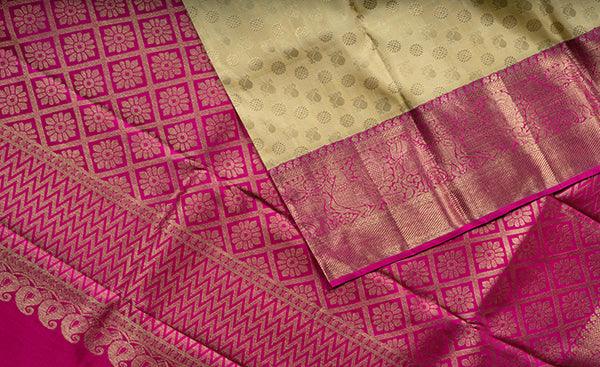 Traditional Pure Kanjivaram Silk Saree 1 : The Morani Fashion