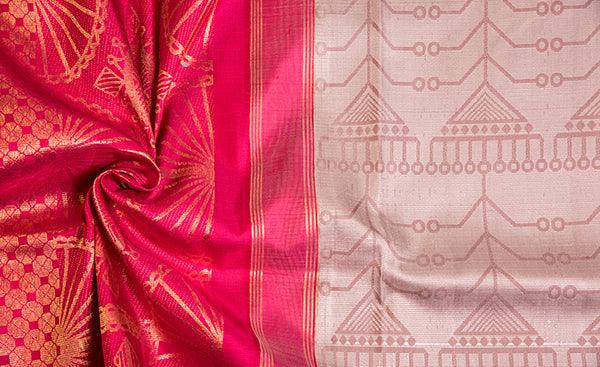 Beautiful Designer Pure Soft Silk Saree With kantha Thread Work