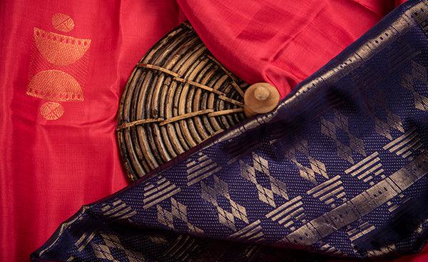Pink And Blue Kanchipuram Borderless Handloom Silk Sarees, With Blouse  Piece at Best Price in Malda | Ms Textile